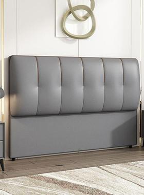 单买.米落地床头现背代简约双人家用床靠实木板80571科布头板软技