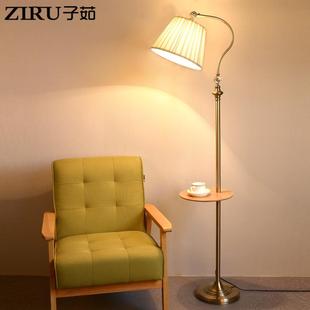 带沙托盘茶 复古古中中式 5V美式 地629灯落客厅发卧室床头置物法式