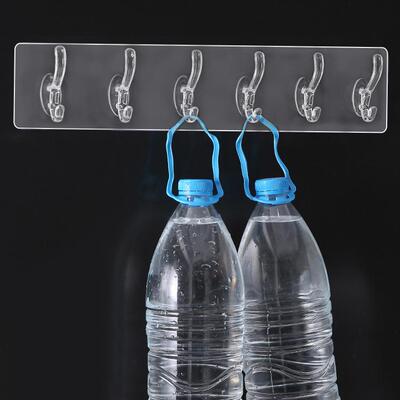 Waterproof Hook No-Drill Transparent Traceless Hook Long Str
