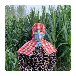 防尘帽子工业粉尘打磨喷漆装修工地干活专用全脸防护面罩男女通用