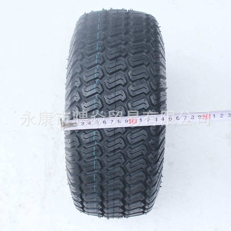 沙滩车卡丁车割草机配件15X6-6真空胎15X6.00-6寸草坪轮胎轮毂