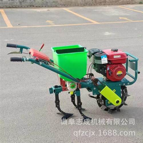 新款170手推式播种机 茶园除草开沟机 多功能柴油耘播机志成