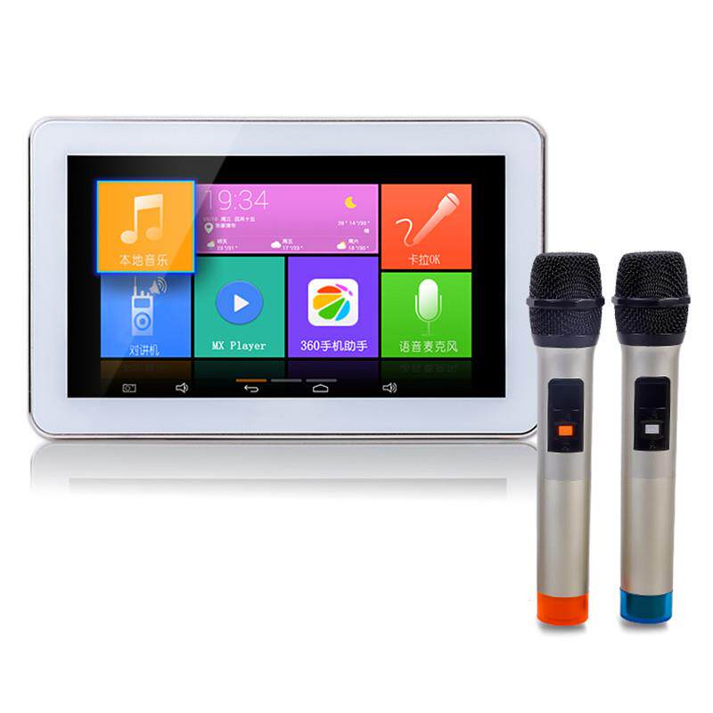 智能背景音乐控制器主机7寸10寸智能家居系统低音炮带K歌