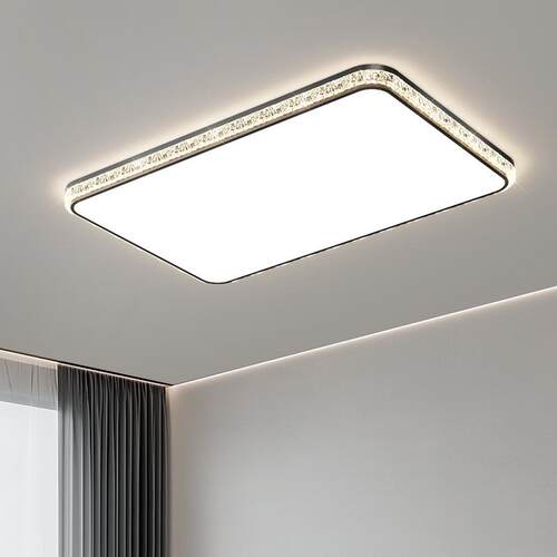 全光谱现方简约客厅吸顶灯吊灯LED形代主灯轻护眼卧奢室灯464具套