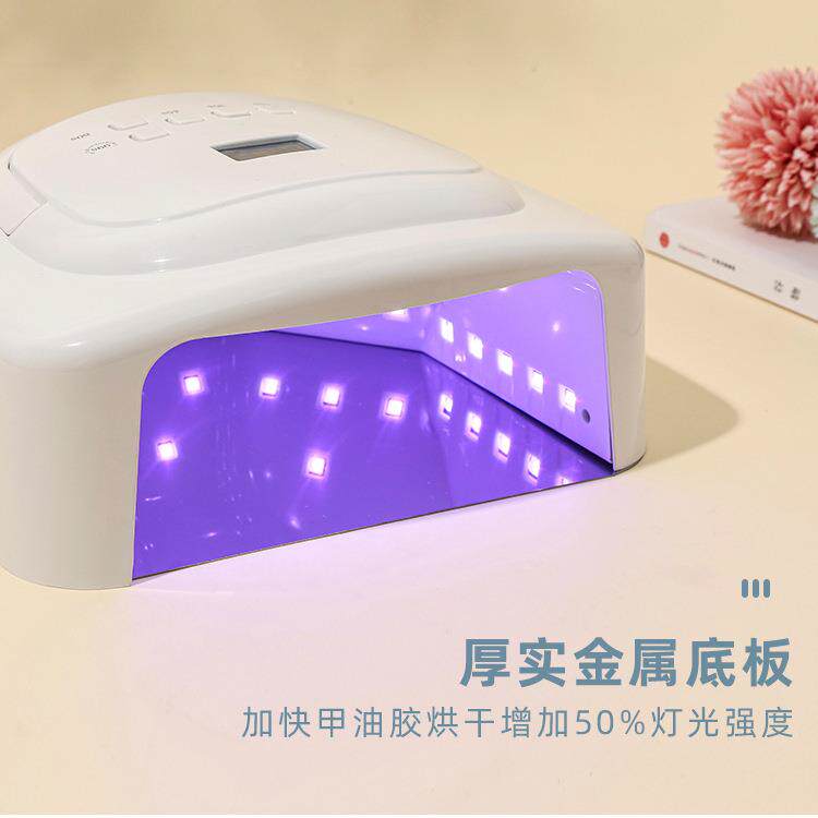 美甲光疗灯充电款大功率指甲烤灯摆摊美甲机速干UV照灯长续航
