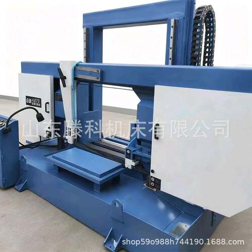 厂家直销GB42120大型龙门双立柱液压金属带锯床 锯切能力1200mm