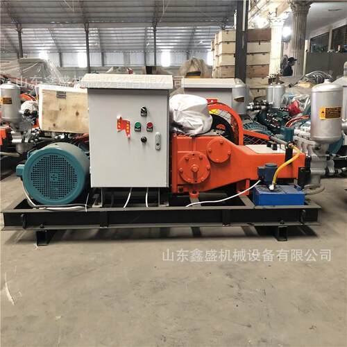 GPB10柱塞注浆泵工程用电动11KW稳定力泥灰浆泵三缸5高压注浆压机