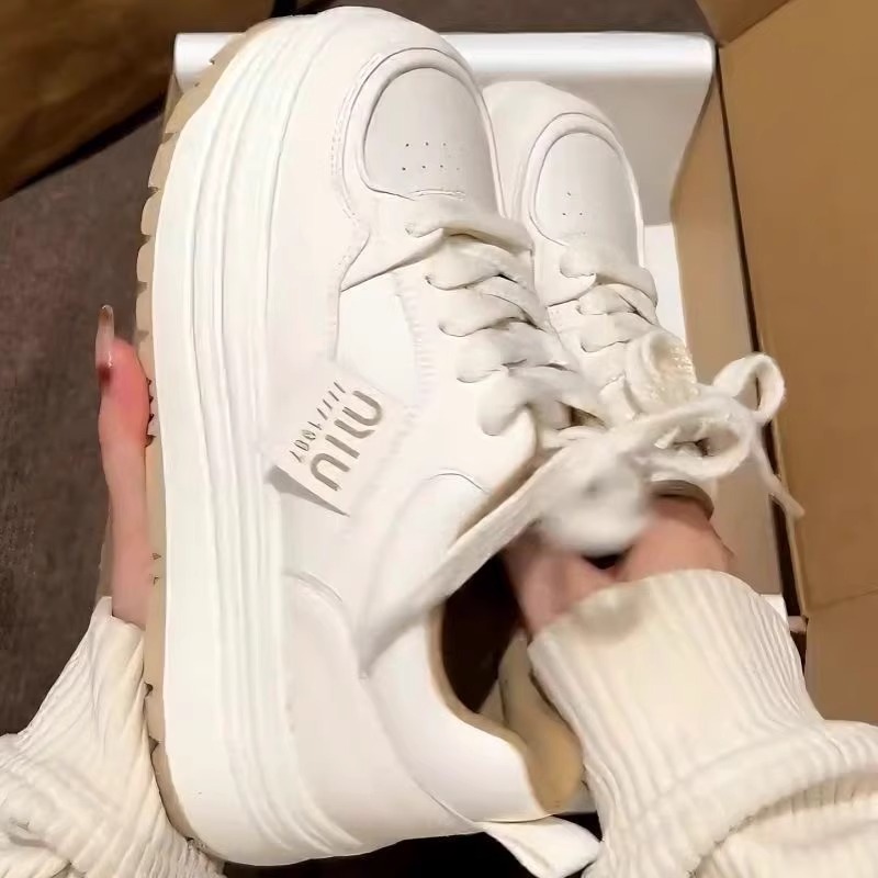 厚底小白百搭系带高松运动老爹鞋