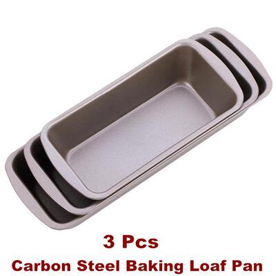 Carbon Steel Baking Loaf Pan Rectangular Bread Baking Tray