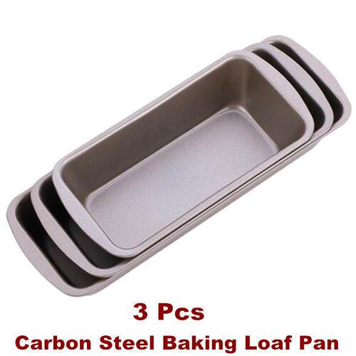 Carbon Steel Baking Loaf Pan Rectangular Bread Baking Tray