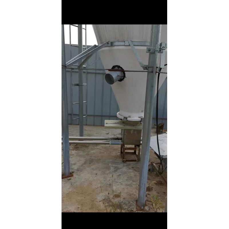 肥猪料仓下料口人工放料出口养殖场料塔下料器猪场人工接料口手动