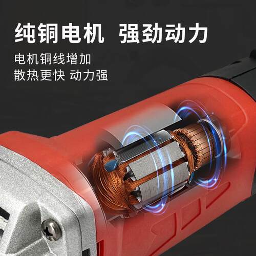 新款直销工业级大功率角磨机切割打磨手持调速小型电动工具插电开