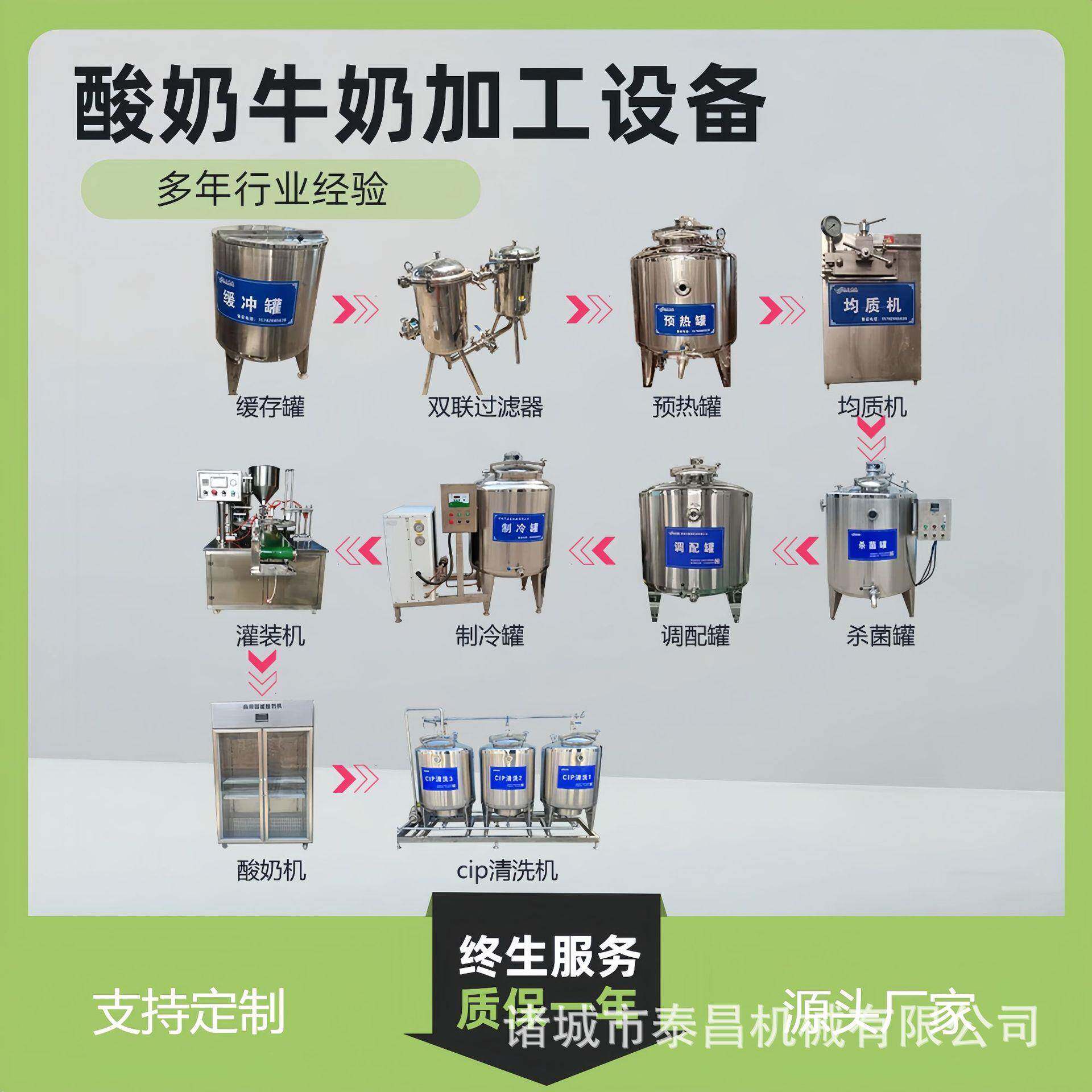 巴氏牛奶生产线制作鲜奶的设备酸奶制造机器青海酸牛奶生产线