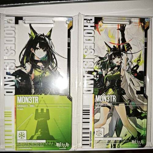 明日方舟三层Mon3tr凯尔希通行证压克力挂件魔改周边二次元