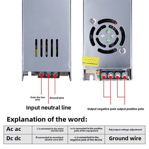 明威220V至12V24V小体积直流开关电源5A10A20A长灯箱灯条变压器