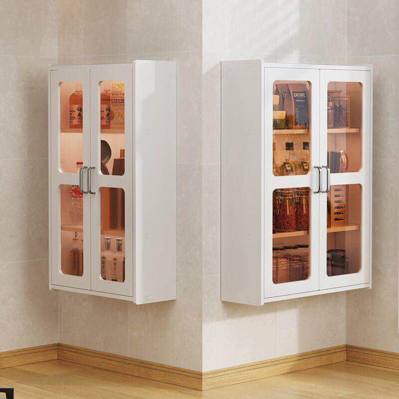 厨房调料收纳柜储物阳台置物架转角多功能多层防水壁挂式免打孔