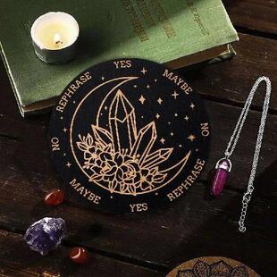 PlateMeditation 15CM Spirit Energy Textured Carved Wood