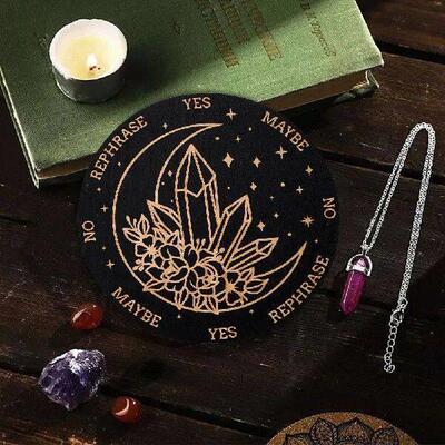 15CM Carved Wood Textured Energy PlateMeditation Spirit