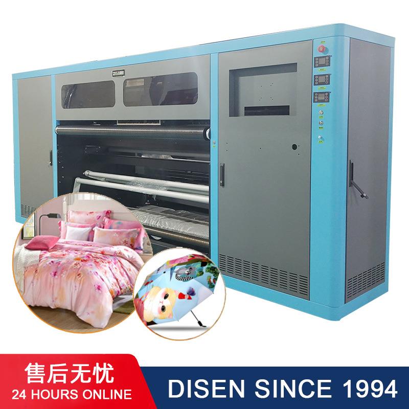 1.8M宽幅15头棉麻印花数码涂料直喷打印机涤纶布服装热升华打印机