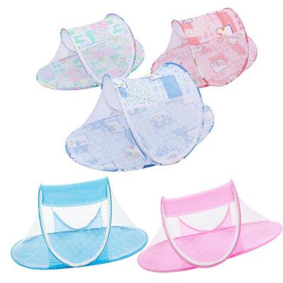 非洲免安装儿童折叠蚊帐跨境卡通船型baby mosquito net现货0-2岁