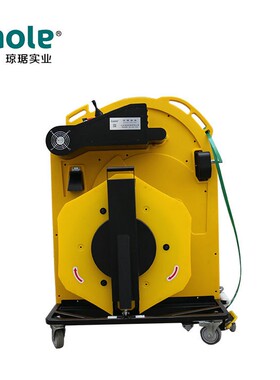 TP-800全自动穿带打包机托盘卡板塑钢带打包机器捆扎收紧一体机