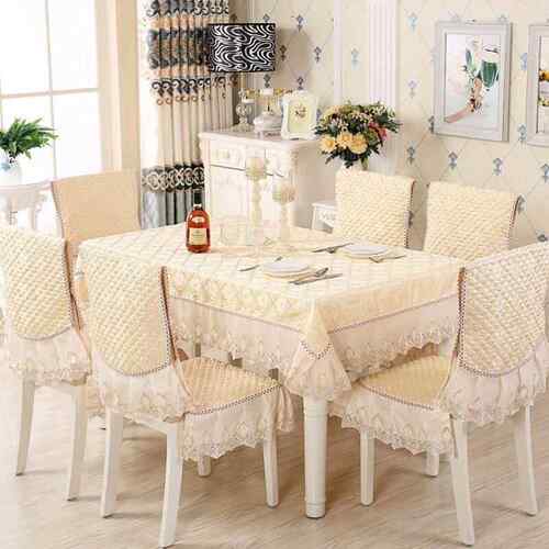 CMhair cover dining and chair cushion set dining table ecl