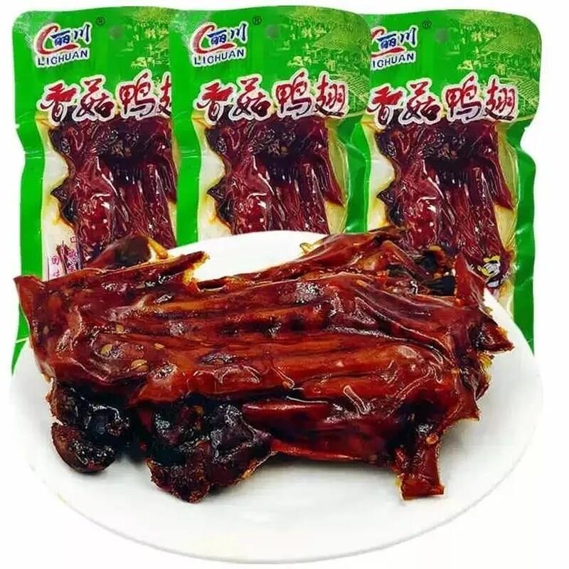 丽川牌香菇鸭翅卤味香菇味翅休闲办公室零食小吃肉制零食16克/袋