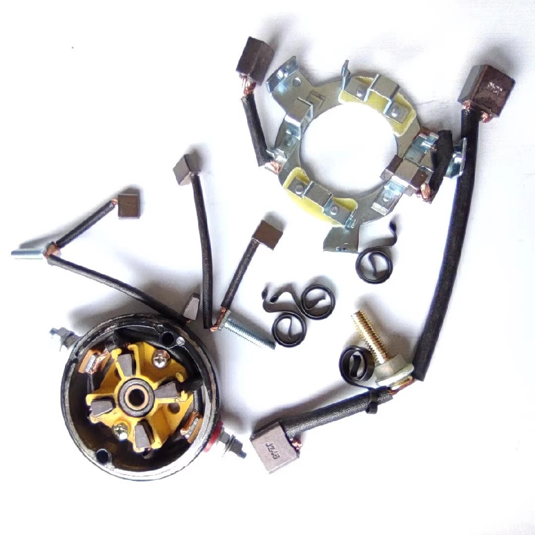 电动绞盘配件碳刷12v24V卷扬机电动葫芦配件4500磅6000磅起重配件图片