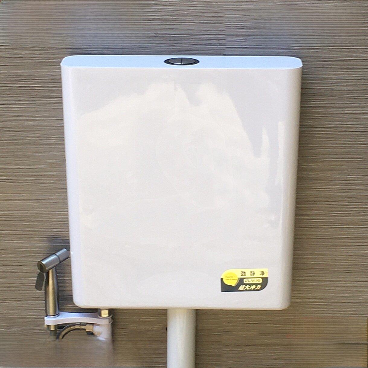 家用马桶冲水水箱高冲击浴室蹲式马桶蹲式马桶冲水水箱通用超薄静