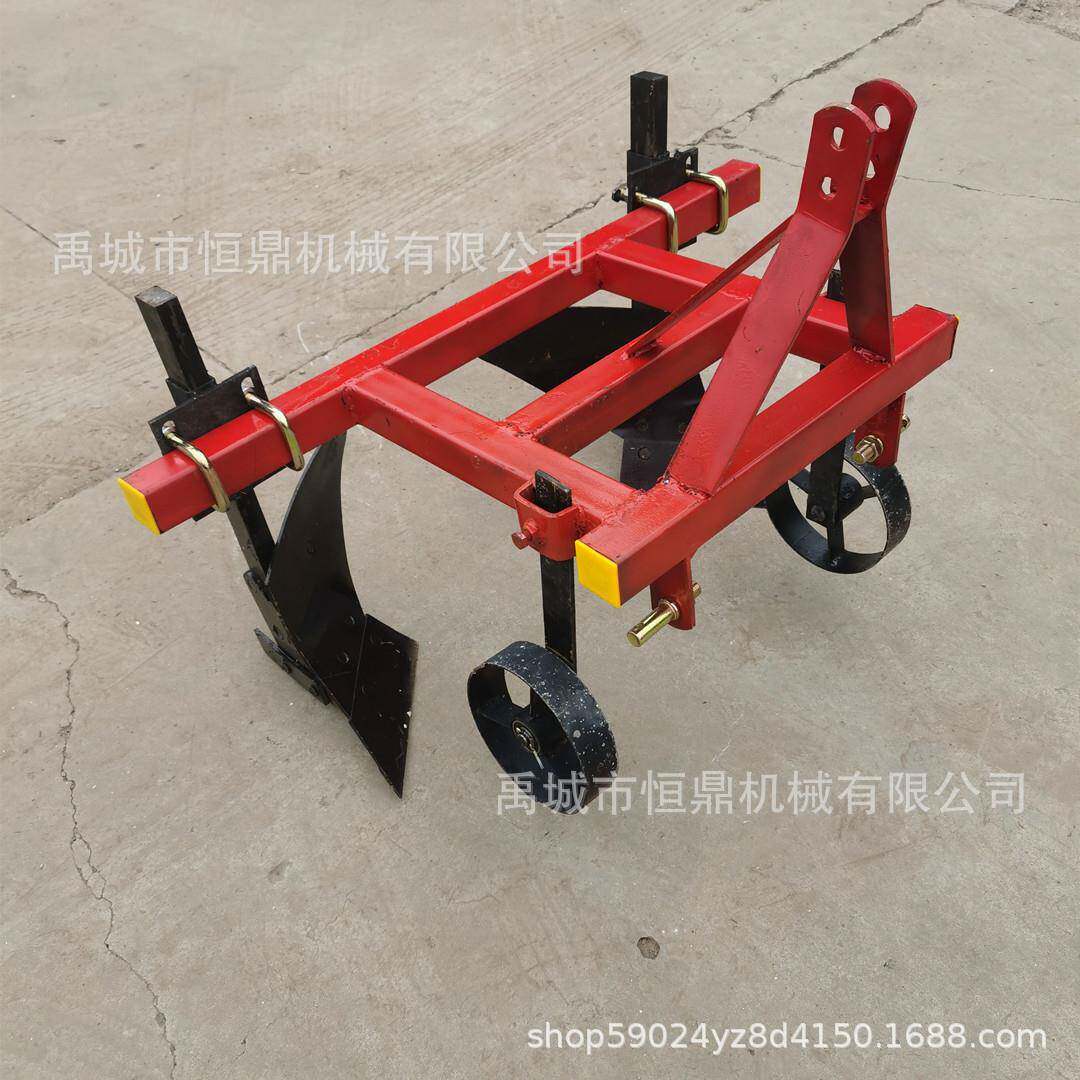 小型开沟犁小四轮拖拉机后悬挂式的起垄犁红薯辣椒白菜扶垄犁
