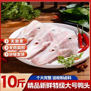 新鲜大号精品冷冻生鲜鸭头鸭货食材商用干锅鸭冻品卤味食品