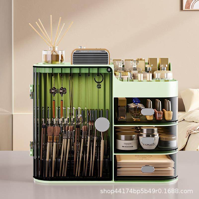 化妆品收纳盒抽屉式桌面收纳柜梳妆台杂物收纳盒口红面膜储物盒子,收纳整理,化妆刷收纳盒/桶,淘宝优惠券,粉丝福利购,淘宝优惠卷