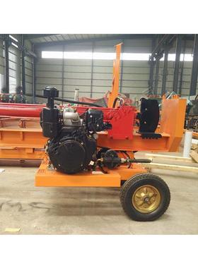 立卧两用液压劈木机 Wood chipper 木片加工业铡刀式木墩劈裂机