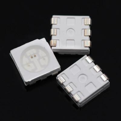 L5050RRGB片ED灯珠四色珠50灯50红红绿蓝4HLG-5050色全彩发光贴二