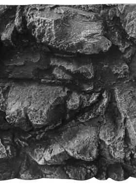 鱼缸背景板3d立体凹凸PU43青龙石水族箱三湖造景背景墙装饰 60*60