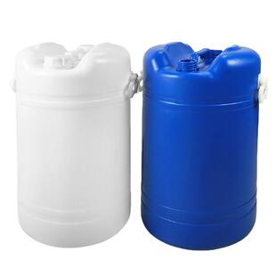 厂家双口塑料加盖发酵桶大食品级水桶带盖子油桶60L化工桶
