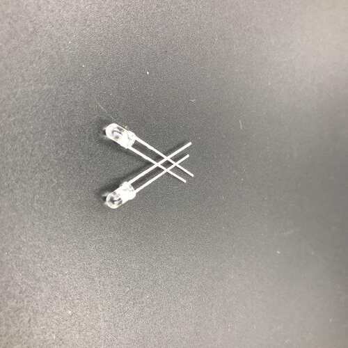3MM七彩快闪LED灯珠发光二极管快慢闪交替闪短脚LED自动闪LED七彩