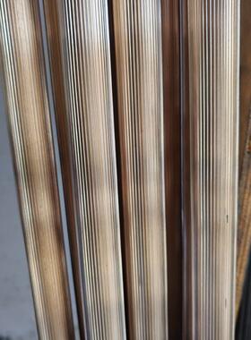 H59/62黄铜实心圆直条滚花拉花直纹网纹防滑C3604铜棒5 6 7 8 9.5