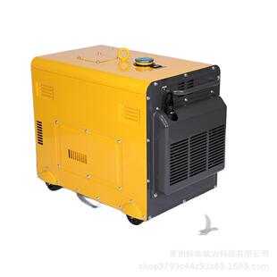 迷5.5KW静你5.5k静柴油发电机组单三 w60hz小功率发动音 相输出50