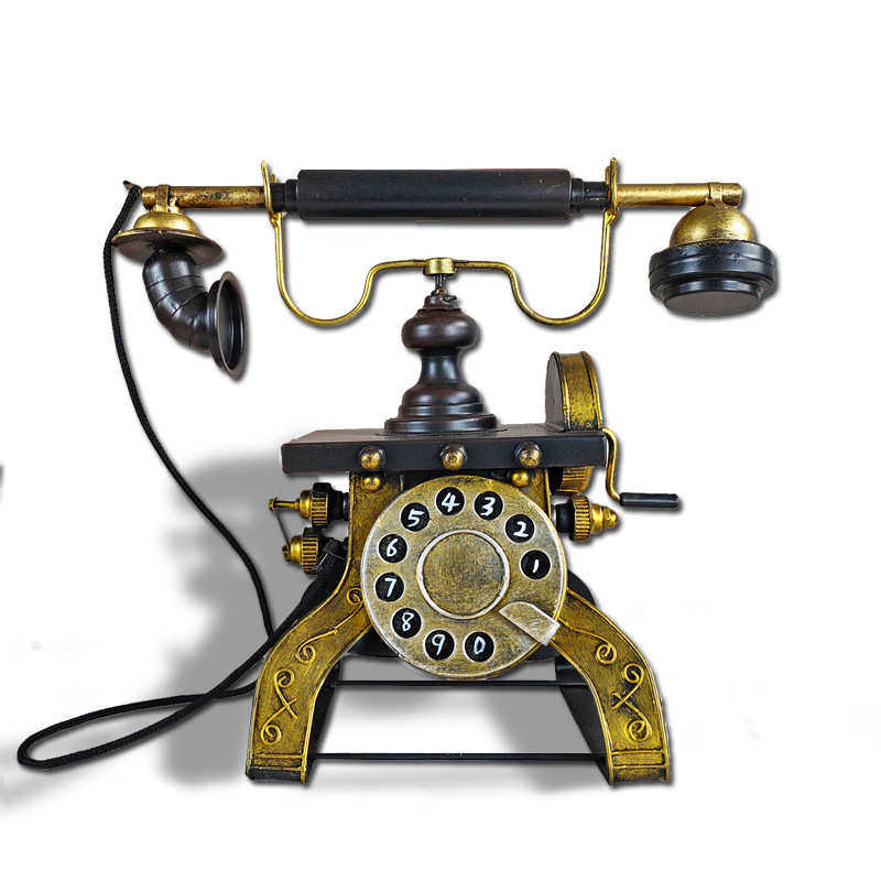 欧式复古电话机模型创意桌面铁艺道具摆件酒吧网咖餐厅家居装饰品,特色手工艺,其他特色工艺品,淘宝优惠券,粉丝福利购,淘宝优惠卷