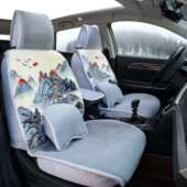 通用包汽车坐垫座垫坐垫加厚保暖防滑2024年兔汽车仿毛绒全冬季