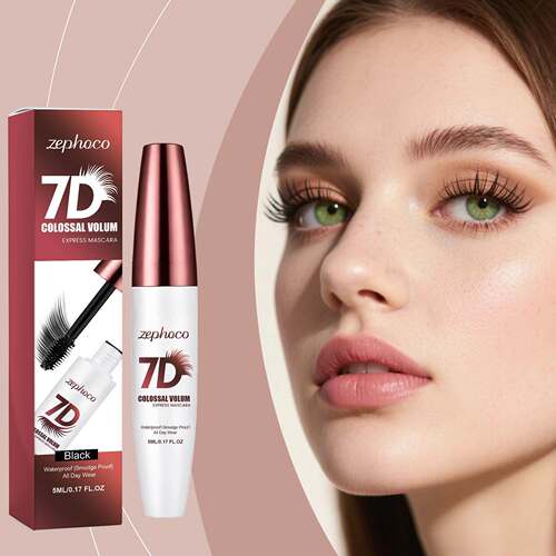 zephoco 3D Mascara (Black) - Lightweight, smooth, easy to ap