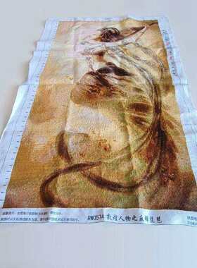 飞天敦煌十字绣成品不带框纯手工已绣好2025新款客厅玄关反弹琵琶