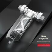 不锈钢预过滤器反冲洗地暖净水器热水器水垢全屋自来水管道过滤