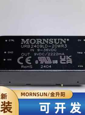 URB2409LD-20WR3金升阳DC-DC电源模块9-36V转9V2222mA 20W可直拍