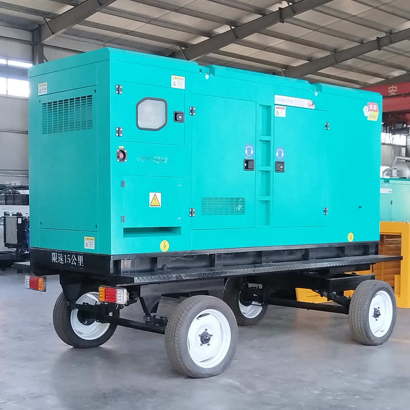 潍柴发电机组200KW移动拖车低噪音发电机组纯铜无刷500千瓦发电机