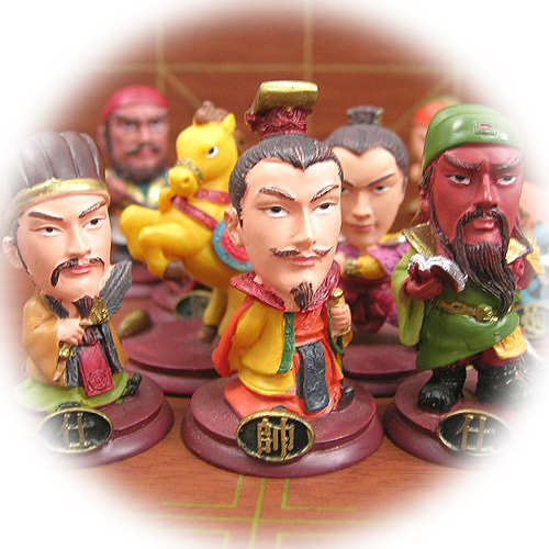 包邮创意礼物高档礼品立体三国演义人物大号精装中国象棋