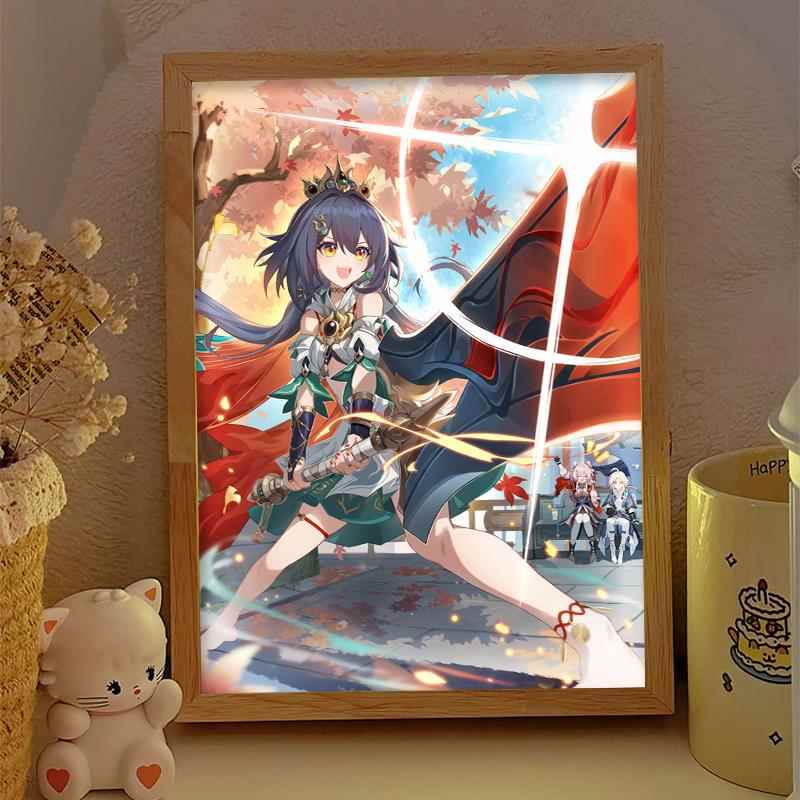 云璃周边灯光画蹦坏星铁二次元电竞房手办吧唧小夜灯创意礼物图片
