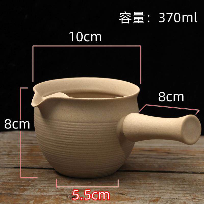烤煮茶罐罐煮茶壶茶罐煮耐热侧茶杯茶具把八宝白泥茶罐西北公道煮