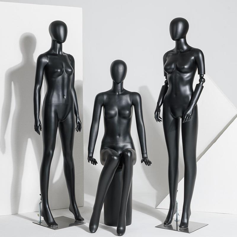哑黑全身模特道具女服装店女装展示架人体韩版橱窗假人仿真模特架